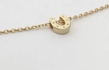 Lucky- Wish Bone, Horseshoe, Elephant stainless steel Neck: Gold dipped / Wishbone