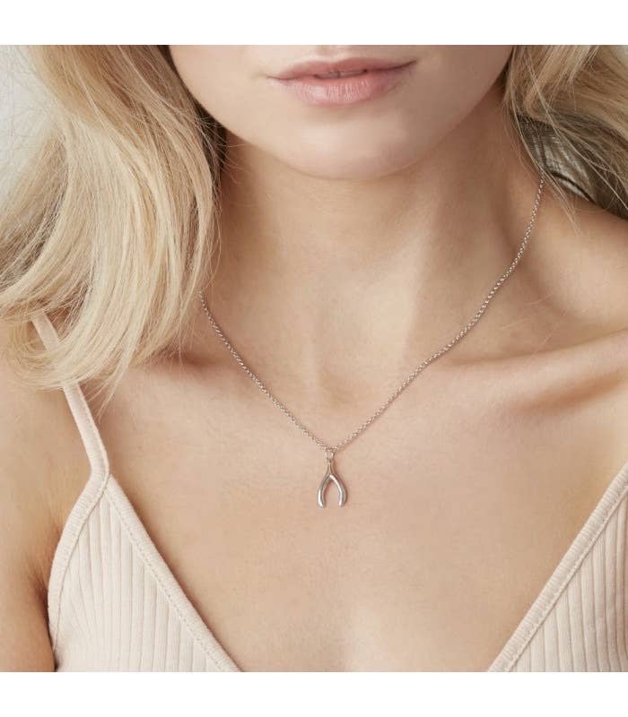 Lucky- Wish Bone, Horseshoe, Elephant stainless steel Neck: Gold dipped / Wishbone
