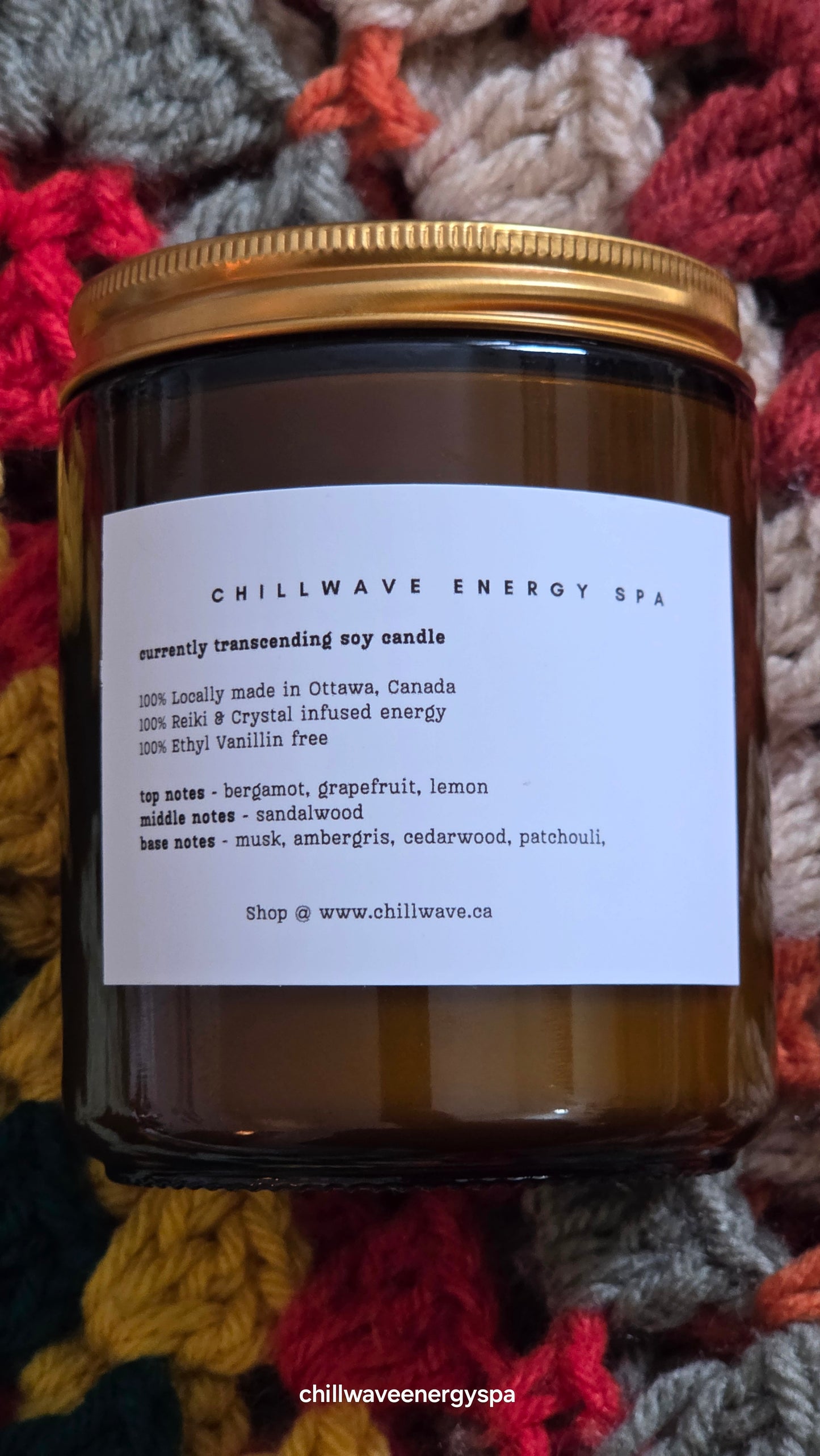 Currently Transcending - Meditation Intention Candle