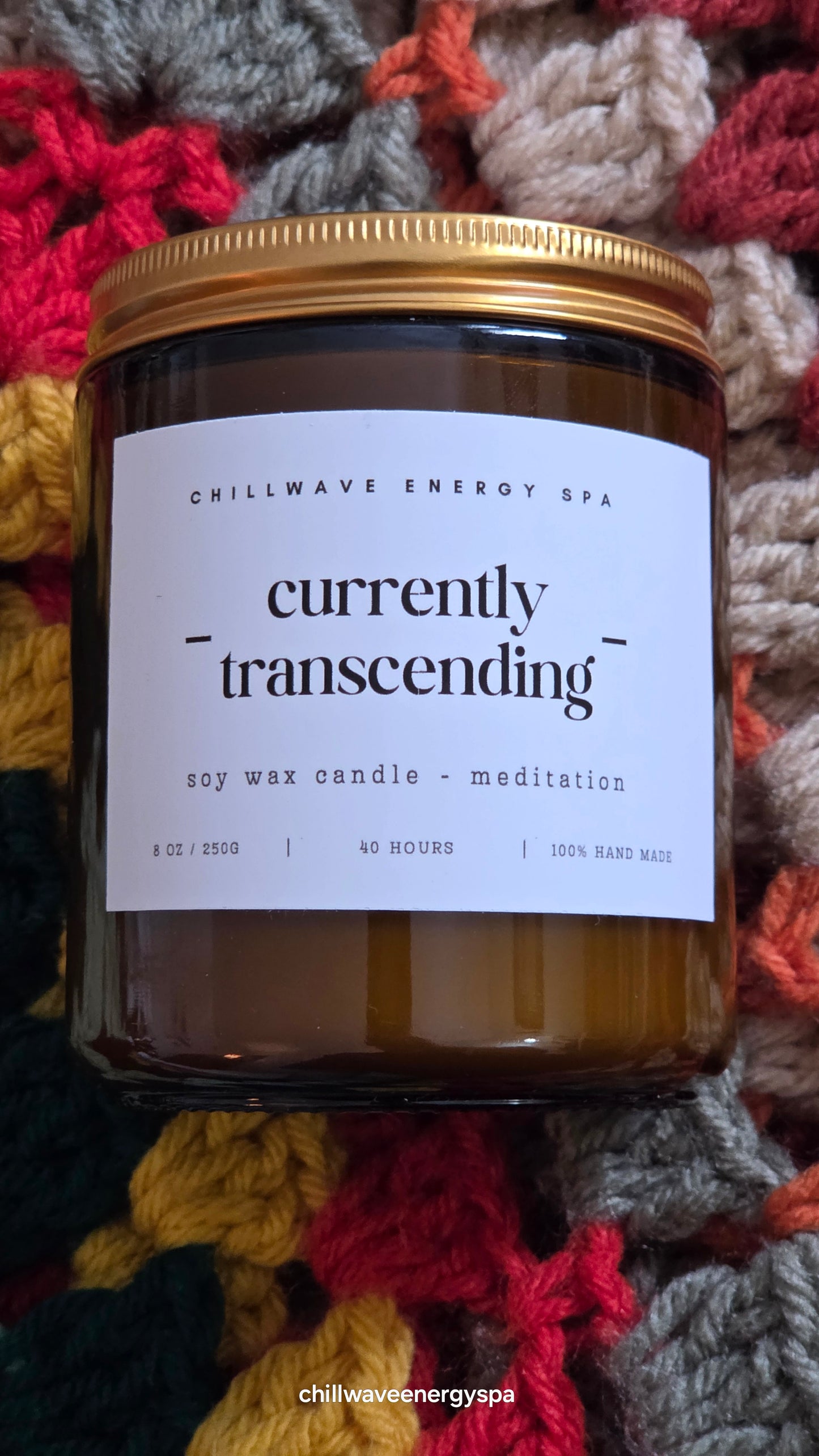 Currently Transcending - Meditation Intention Candle