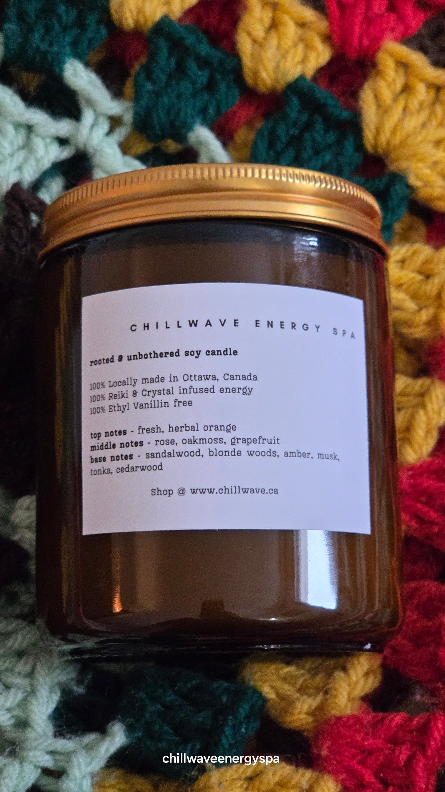 Rooted and Unbothered - Grounding Intention Candle