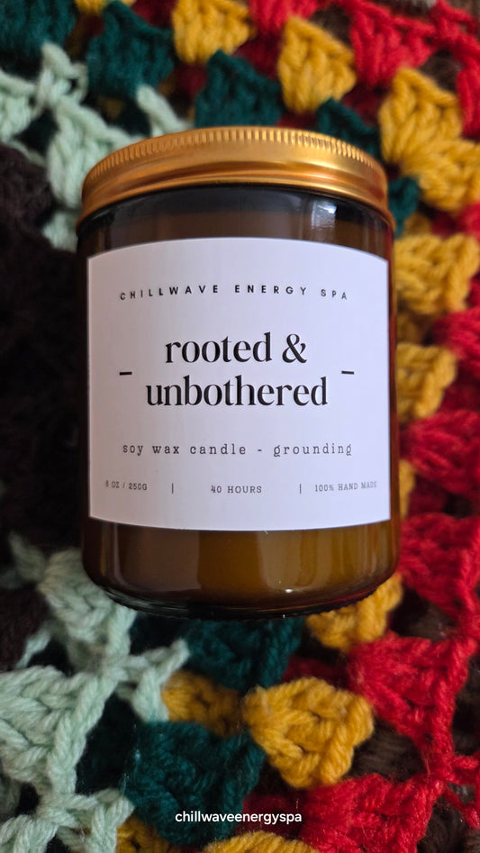 Rooted and Unbothered - Grounding Intention Candle